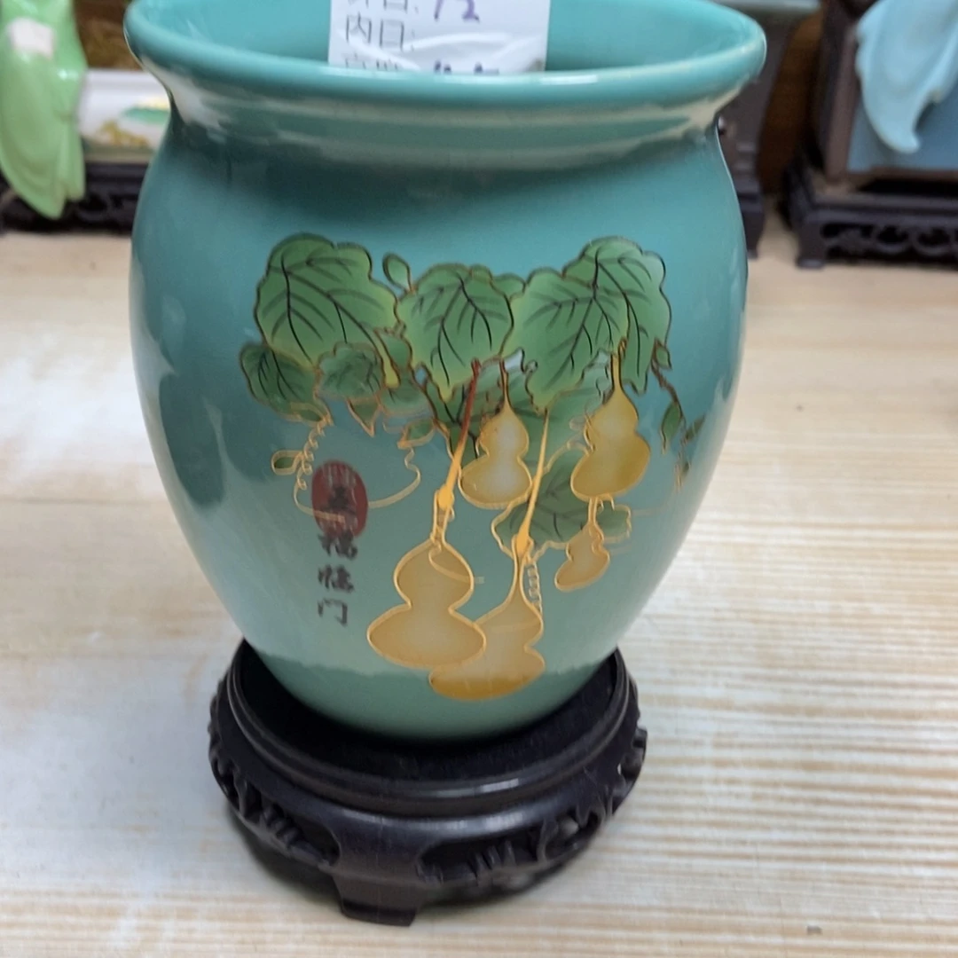 瓷片陶瓷花盆陶瓷艺术