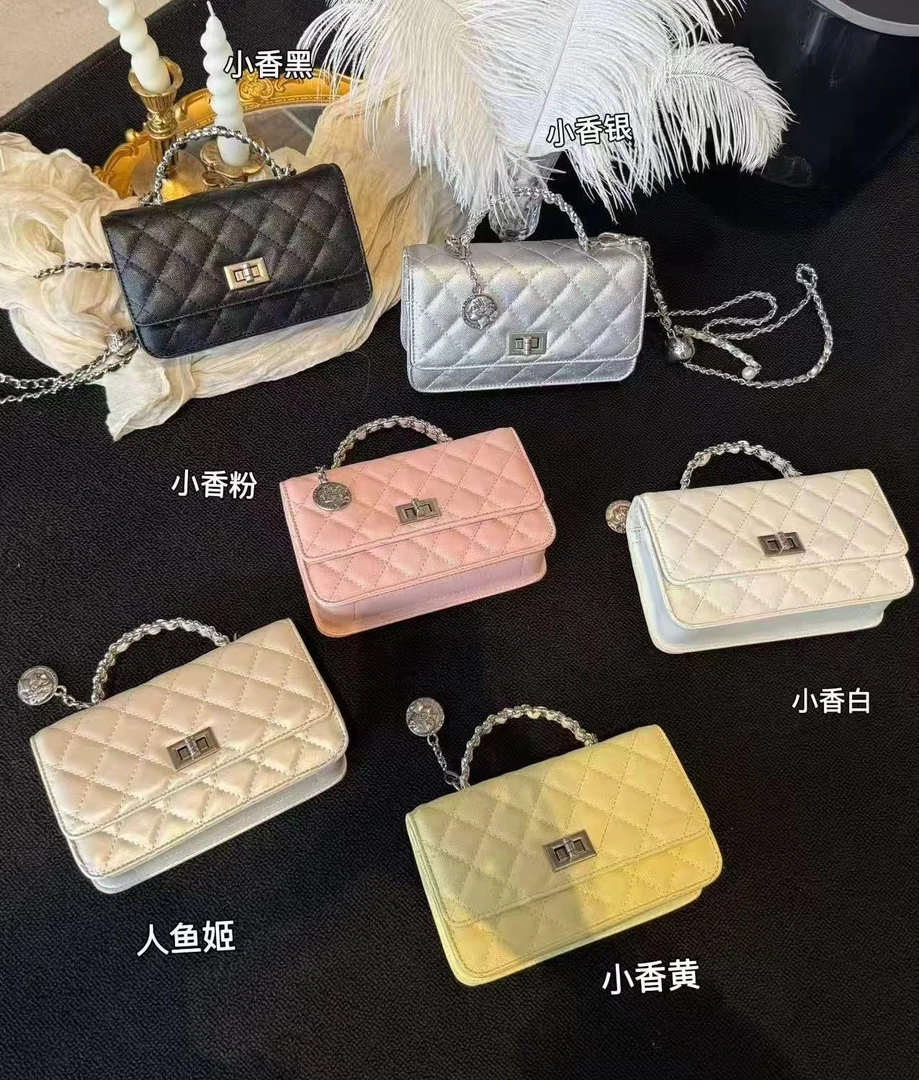 福 K600--K629 小香风格子斜挎女包