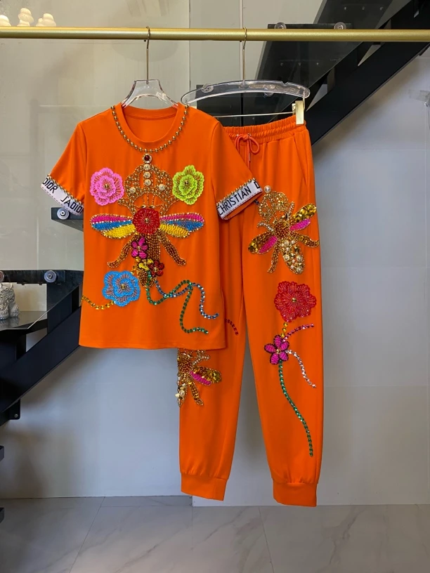 Dada设计款新款重个性款休闲时尚百搭洋气套装C12311