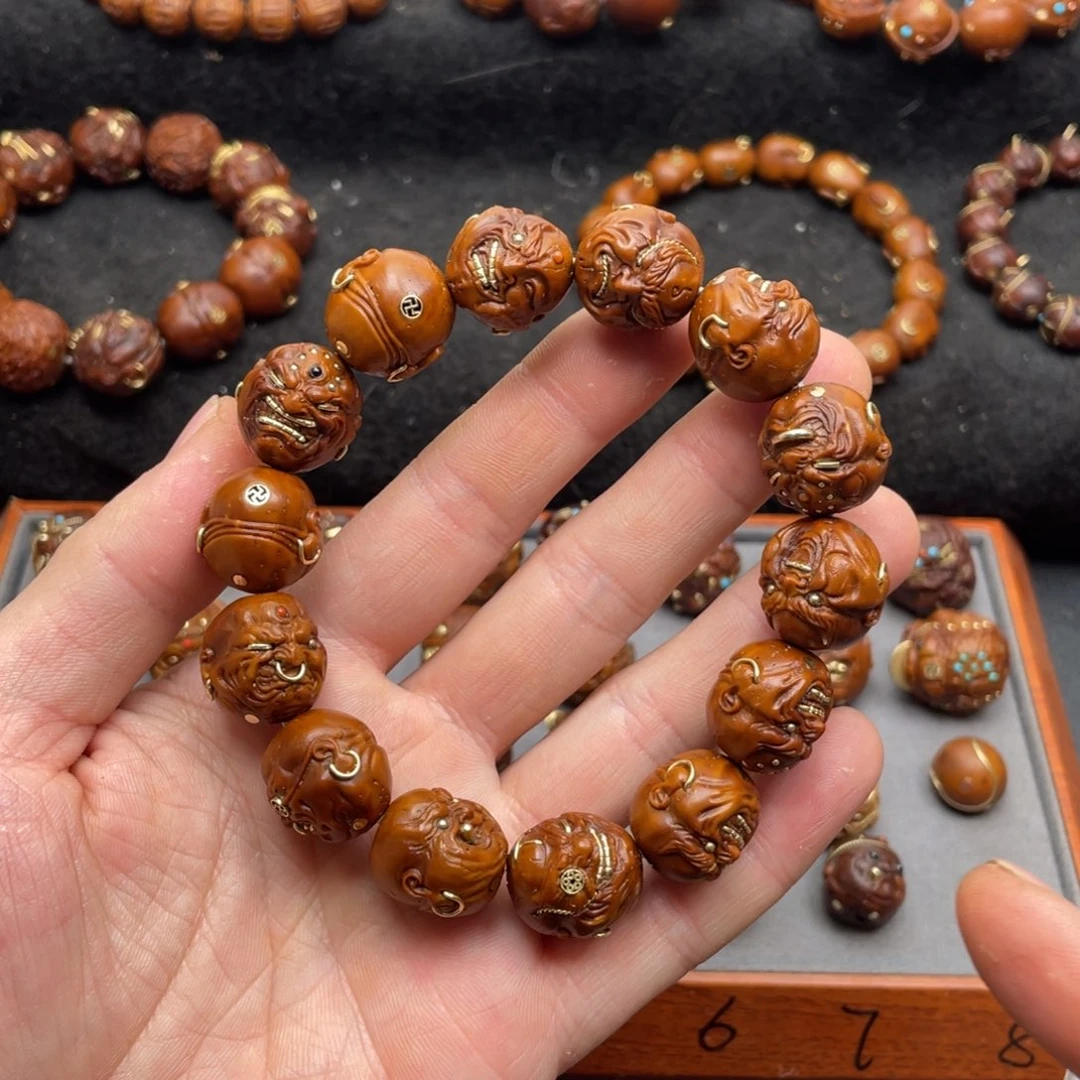 紫金鼠手串白****?大满贯