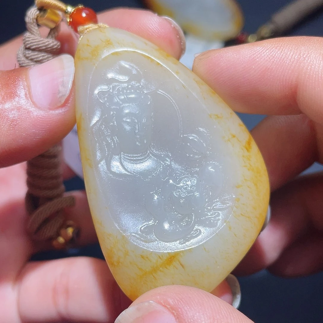 和田玉把件未镶嵌D2 