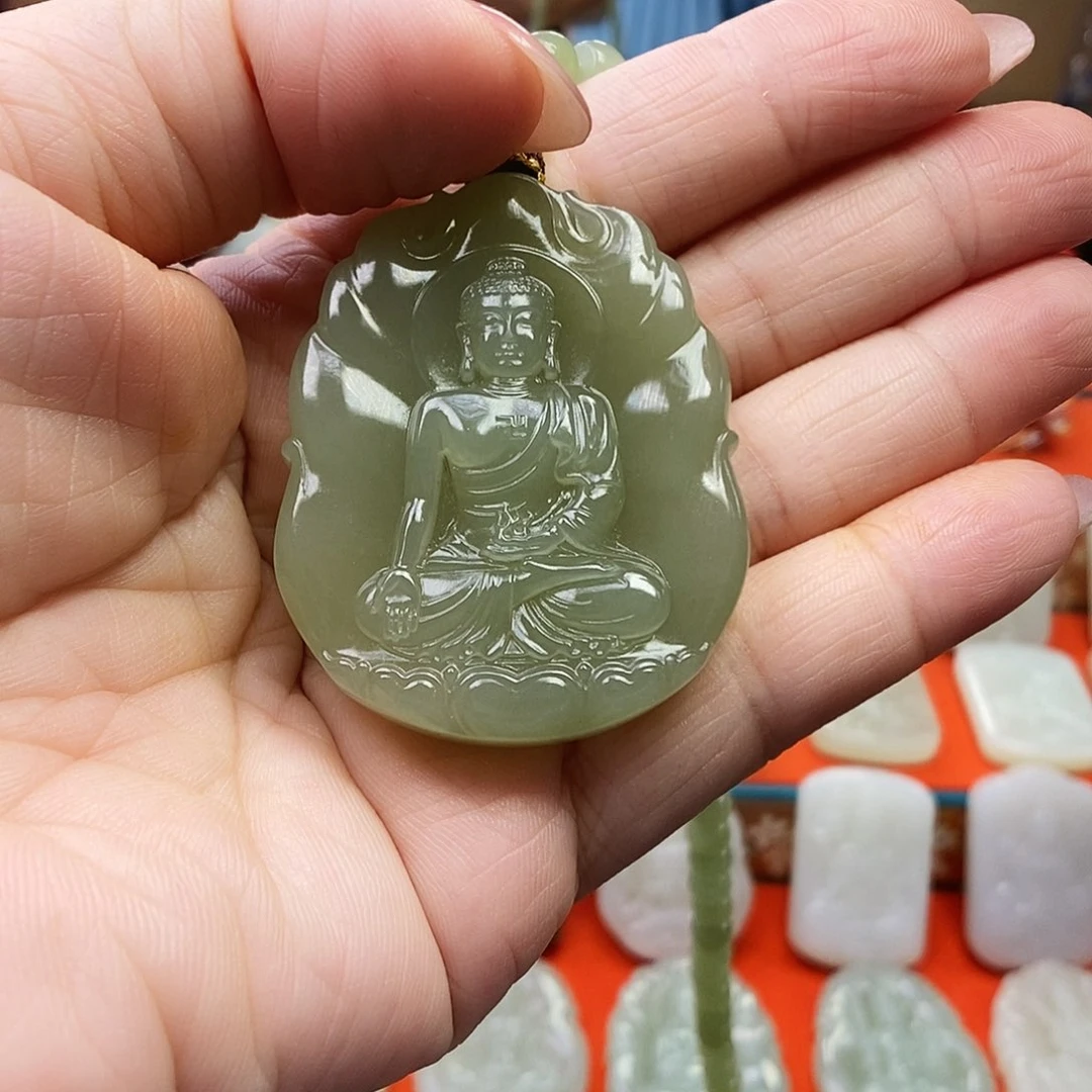 颈饰未镶嵌和田玉悟***兮