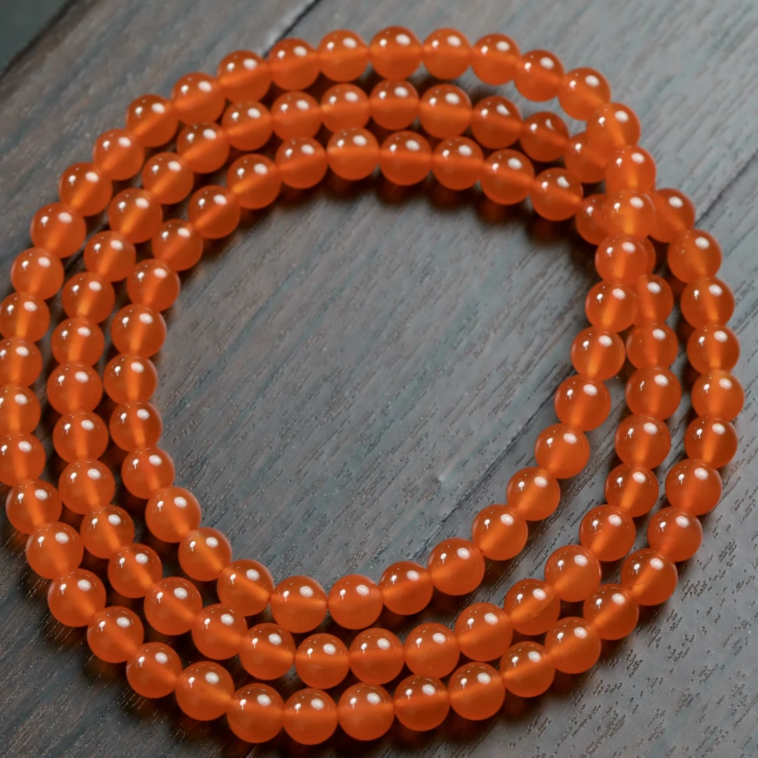 南红手链  匡氏珠宝 高货保山冰红手链6mm+ BYL-ST24(多样性发货)