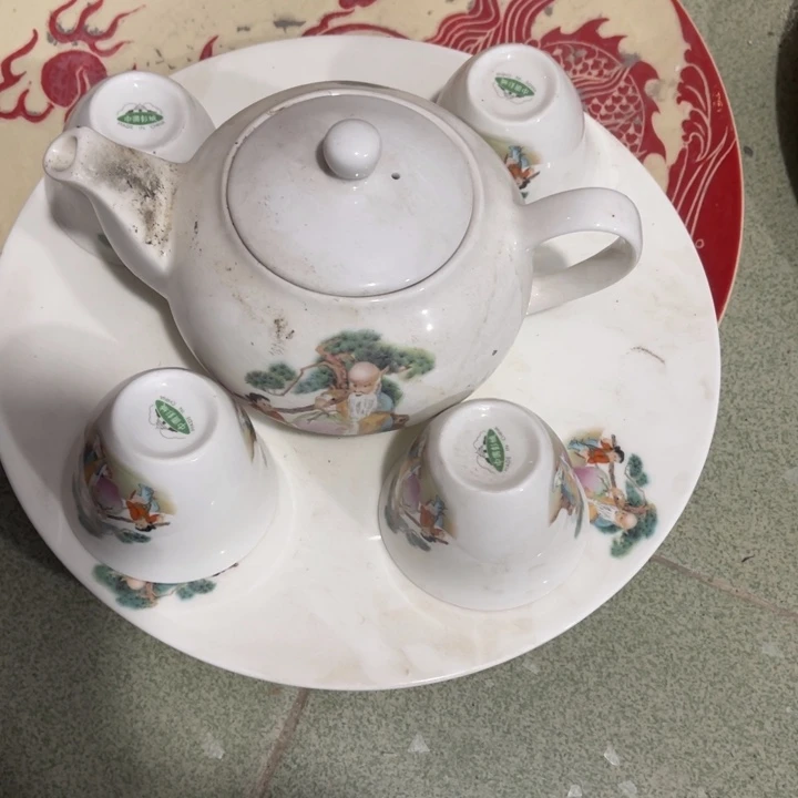 瓷其他老寿星题材一套