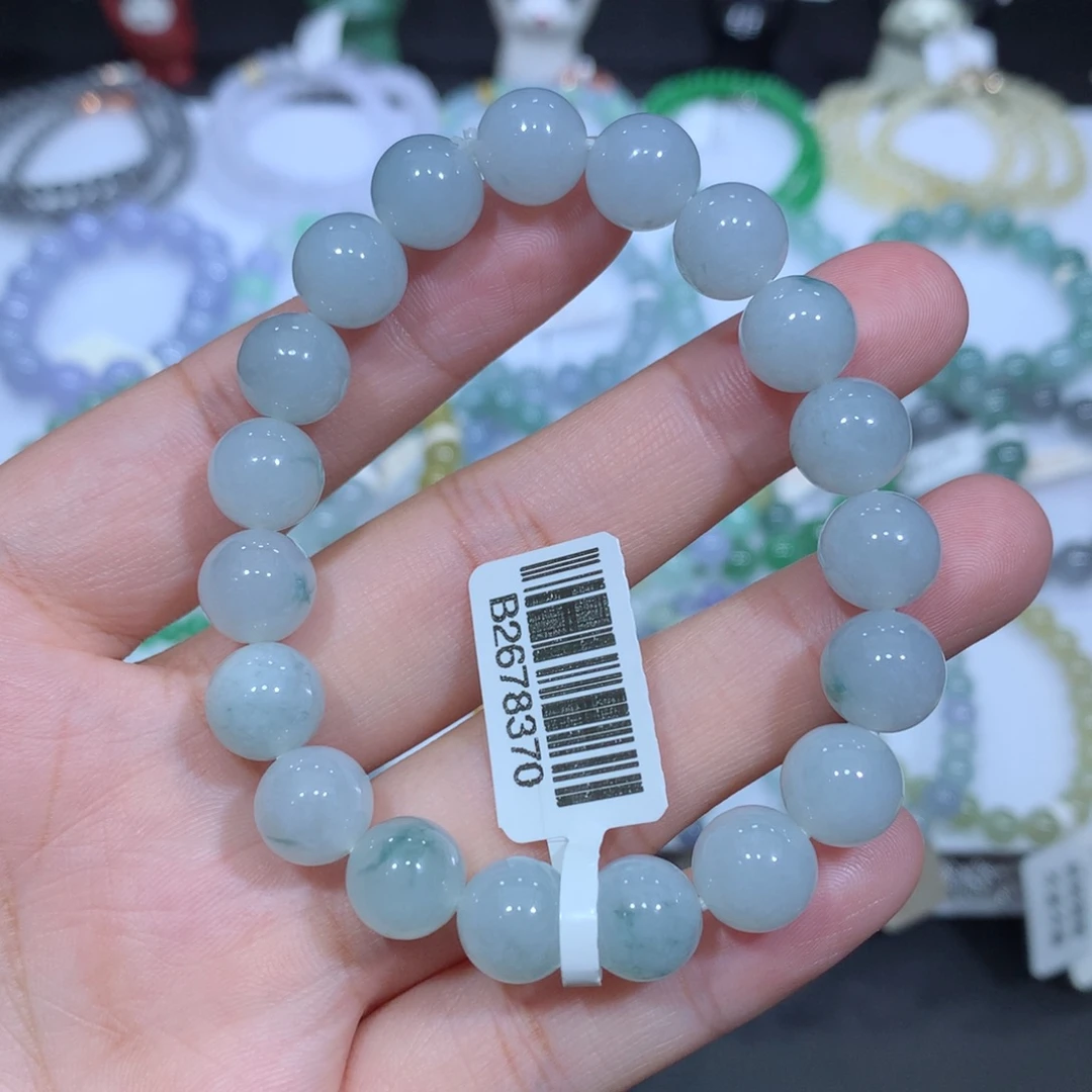 翡翠未镶嵌手串天然