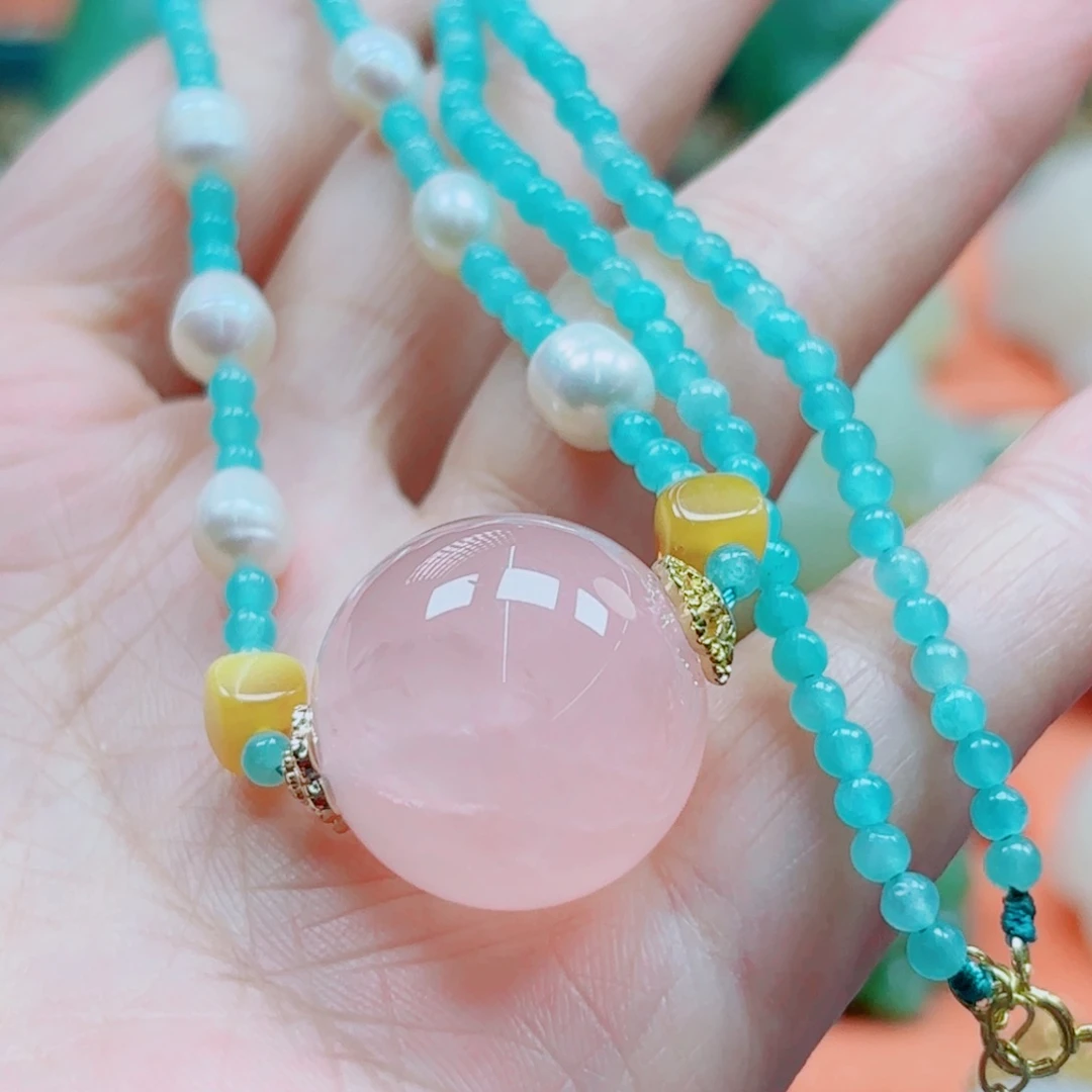 未镶嵌紫晶颈饰多样性发货一件