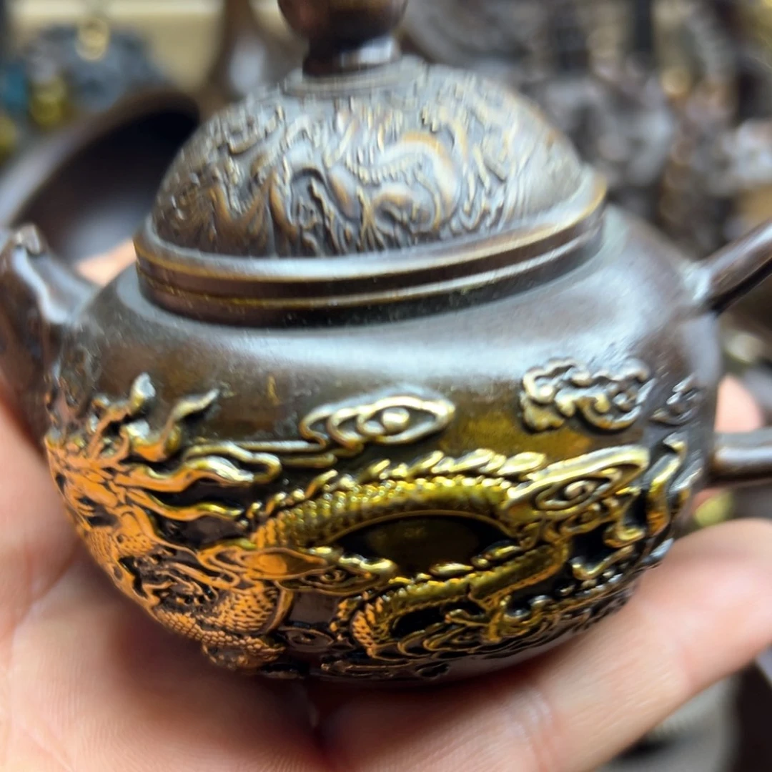 铜摆件欢迎欢迎你