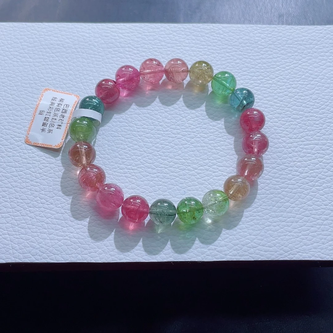 手链碧玺未镶嵌9.8mm左右