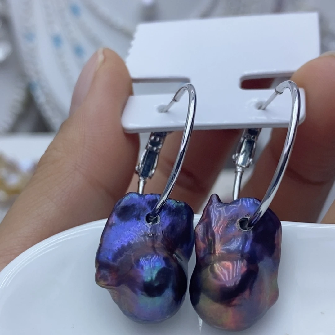 淡水珍珠耳饰未镶嵌