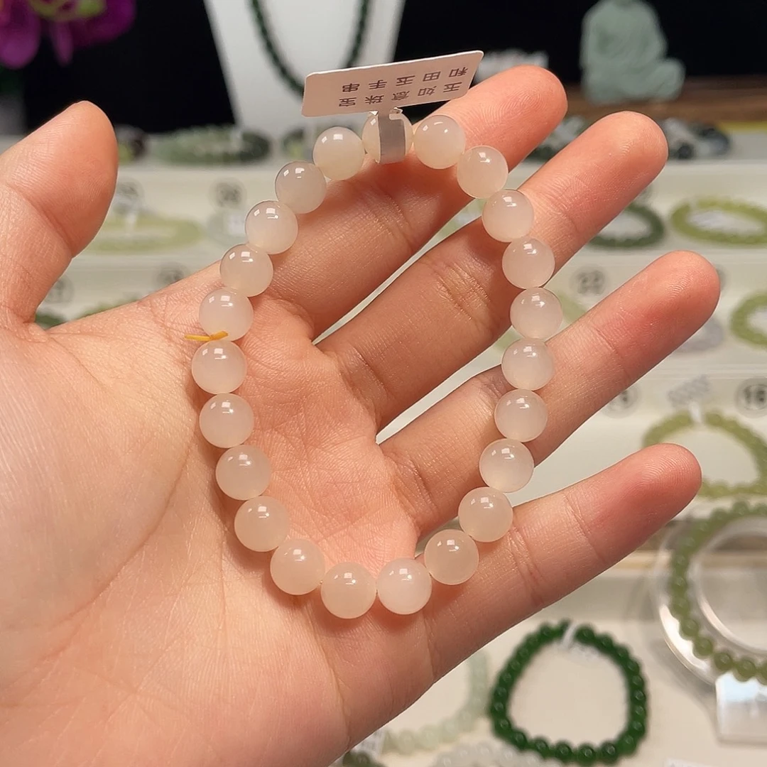 ****西和田玉未镶嵌手链