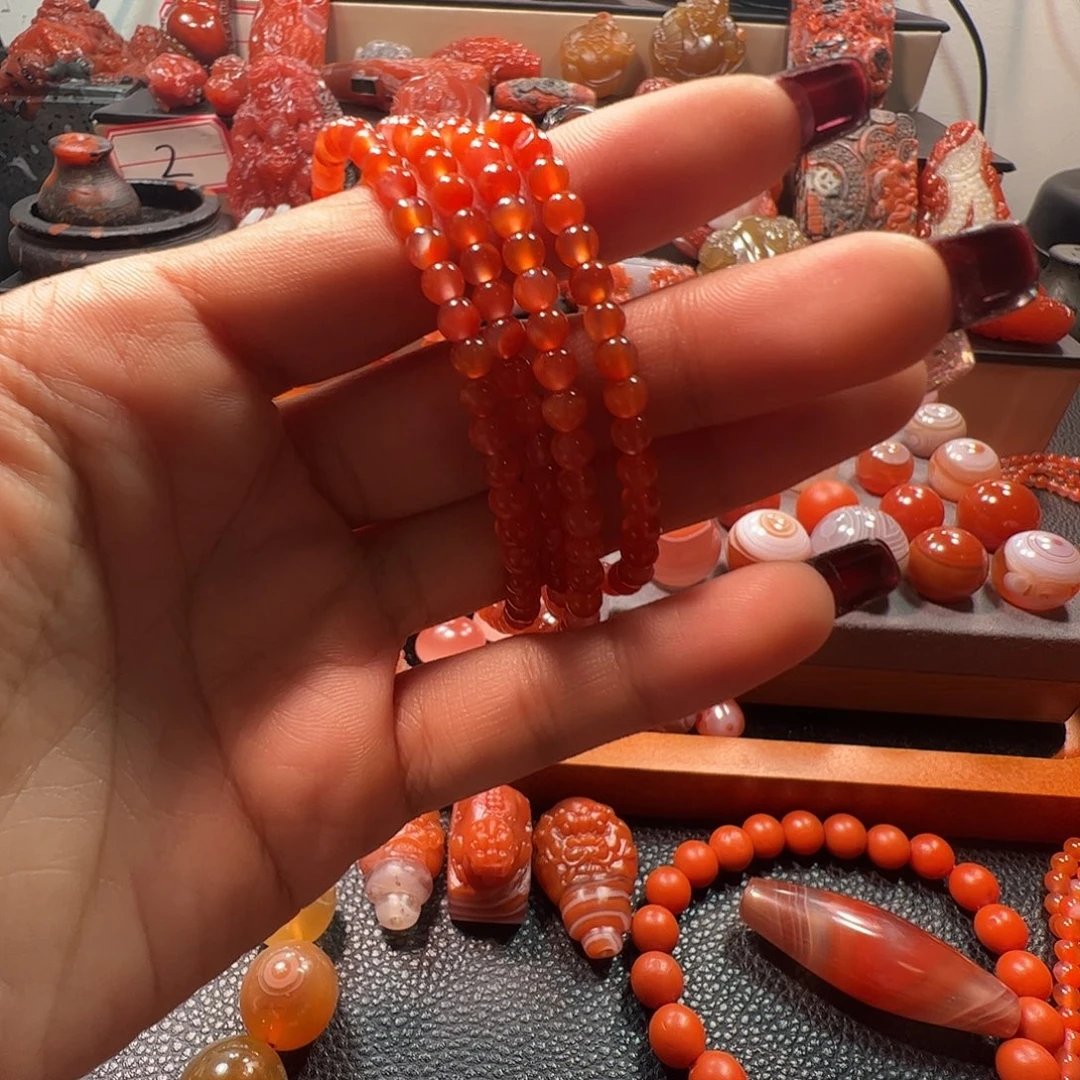 玛瑙/玉髓未镶嵌手链