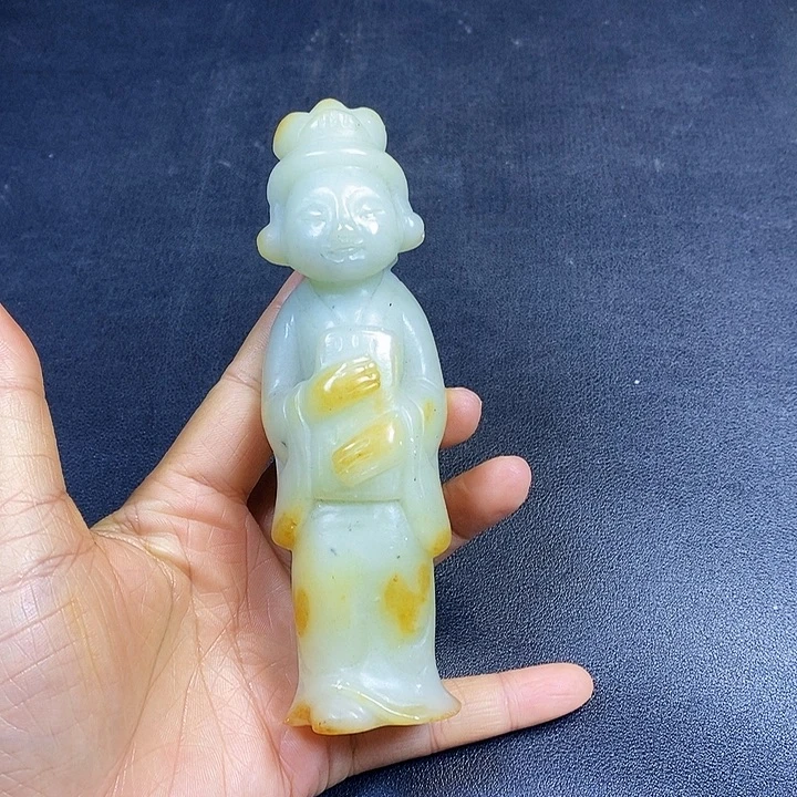 吊坠白玉菩提手把