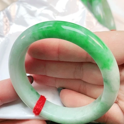 未镶嵌手镯翡翠正圈2344