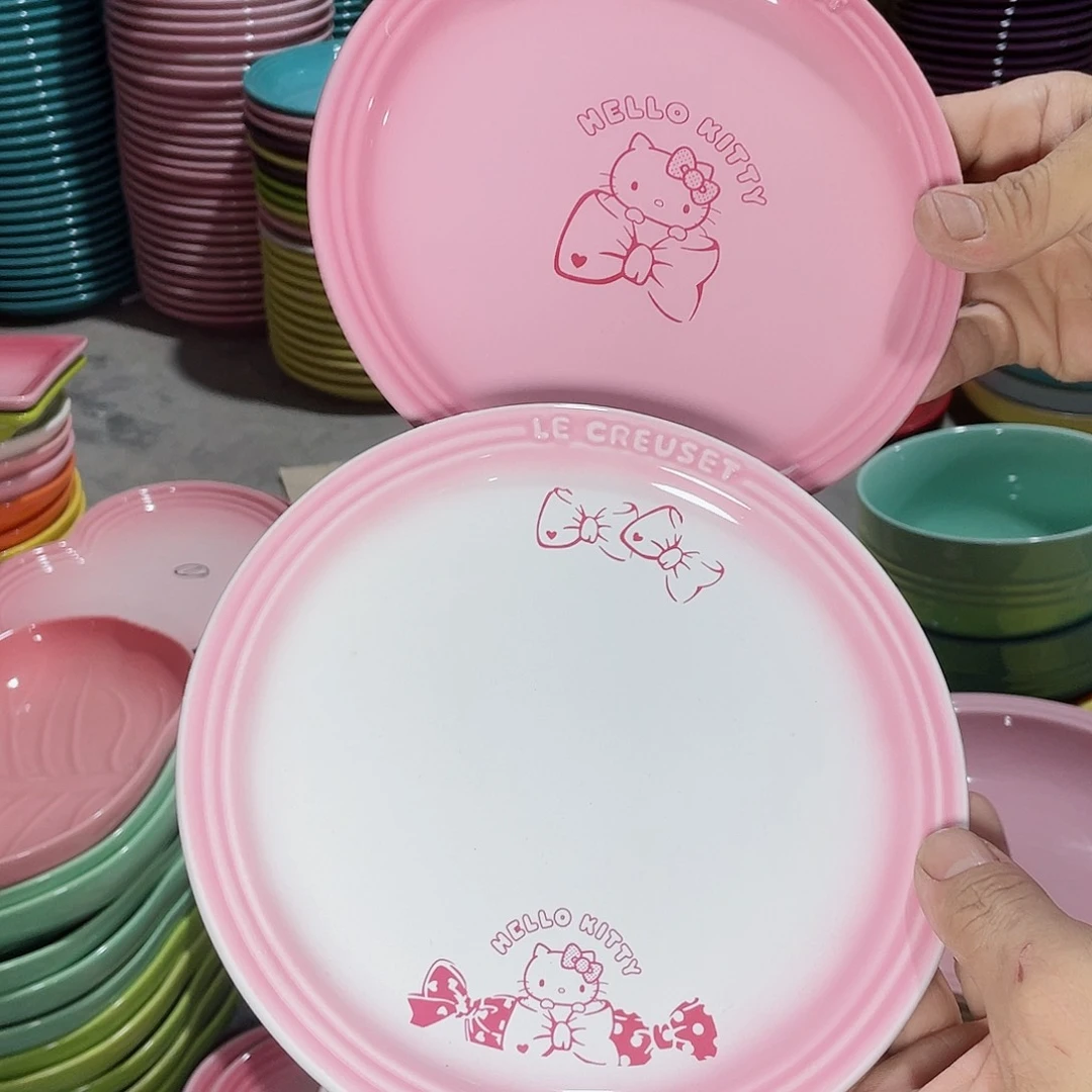 瓷片微瑕陶瓷餐具2个装精品