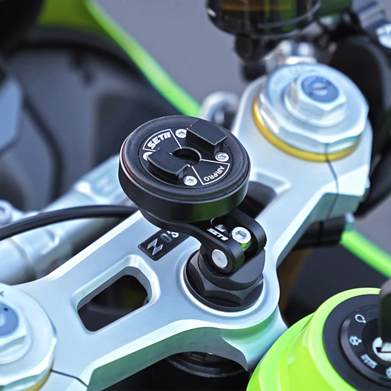 SETES张雪机车500RR系列摩托车手机导航铝合金专用减震导航支架