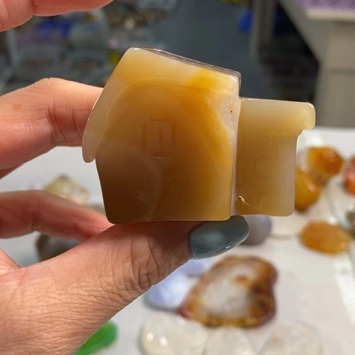 玛瑙/玉髓吊坠(不含链)未镶嵌