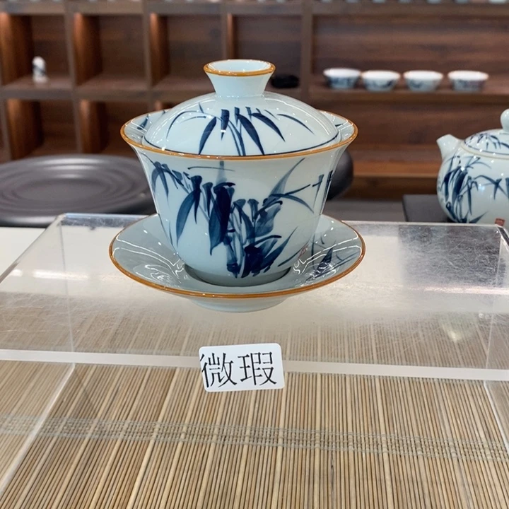釉下老陶泥手工绘制