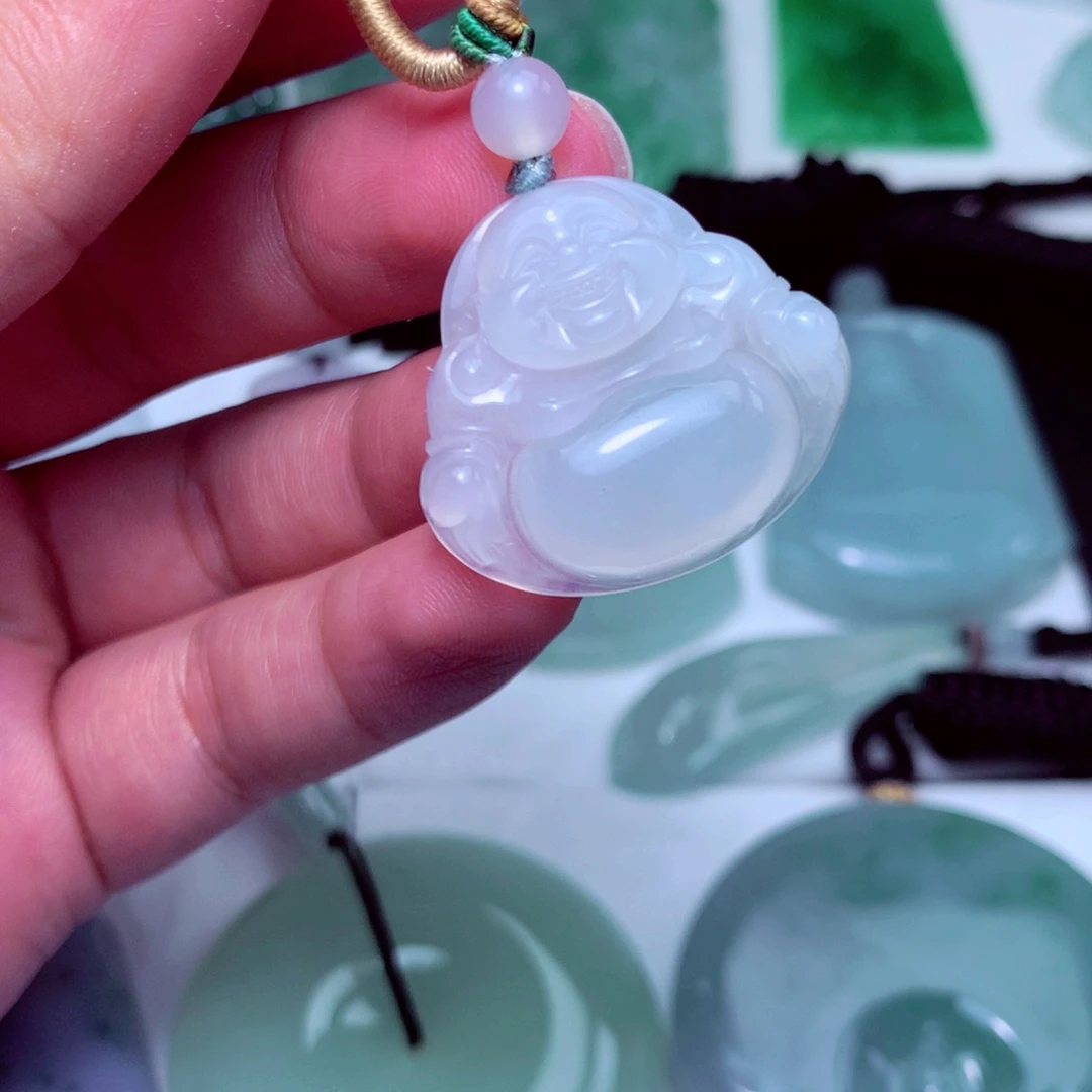 翡翠未镶嵌颈饰天然A货翡翠