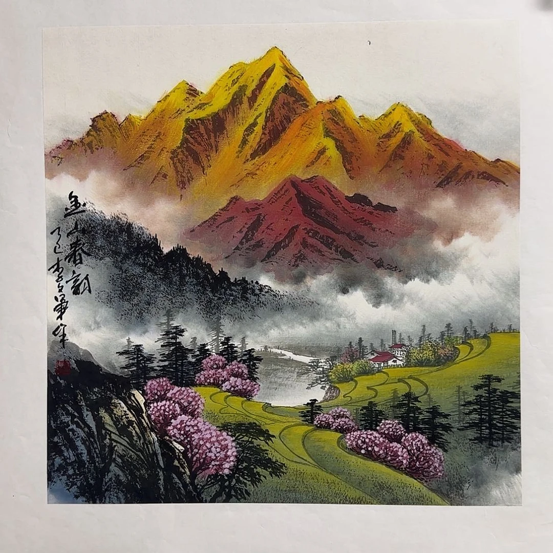 国画李文军老师经典作品