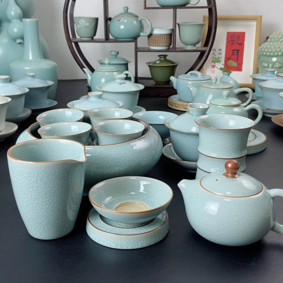 一级品冰裂鱼鳞纹大套装