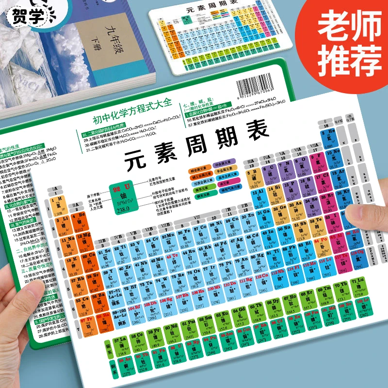 初中化学元素周期表数学物理知识化学方程式大全数理化本册学生
