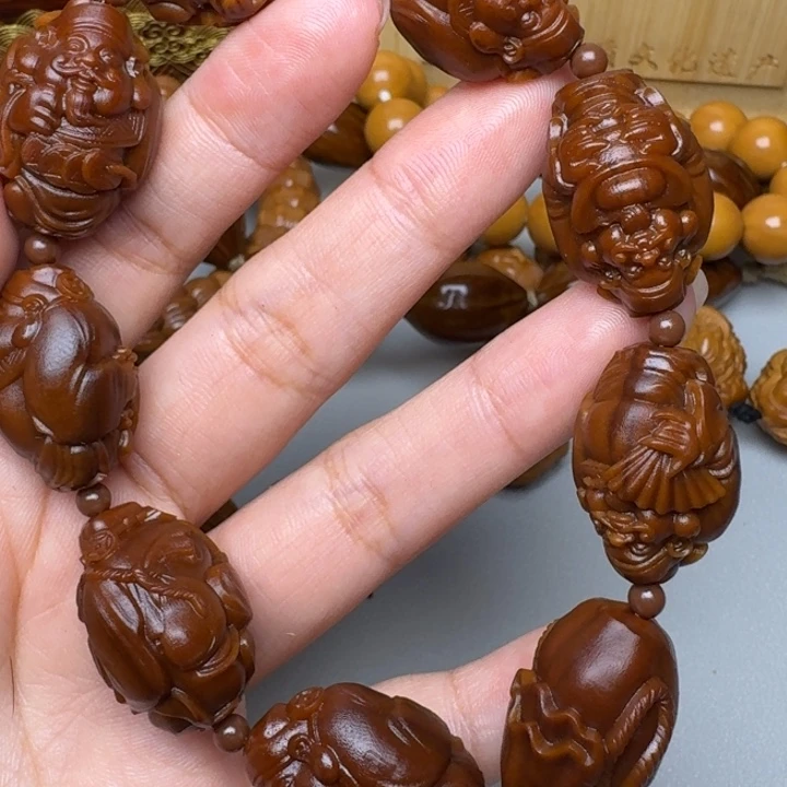 橄榄核手串/手链八大财神