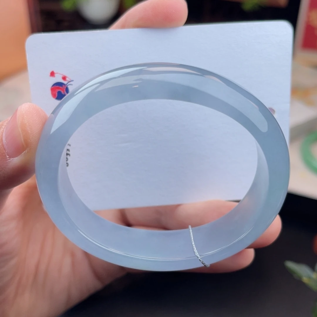 未镶嵌手镯翡翠冰川蓝