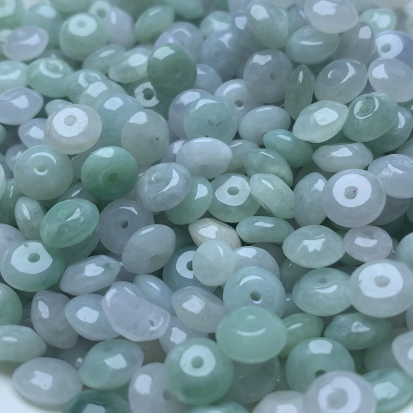 【闪购商品】未镶嵌手链翡翠卡3x7鼓珠20颗