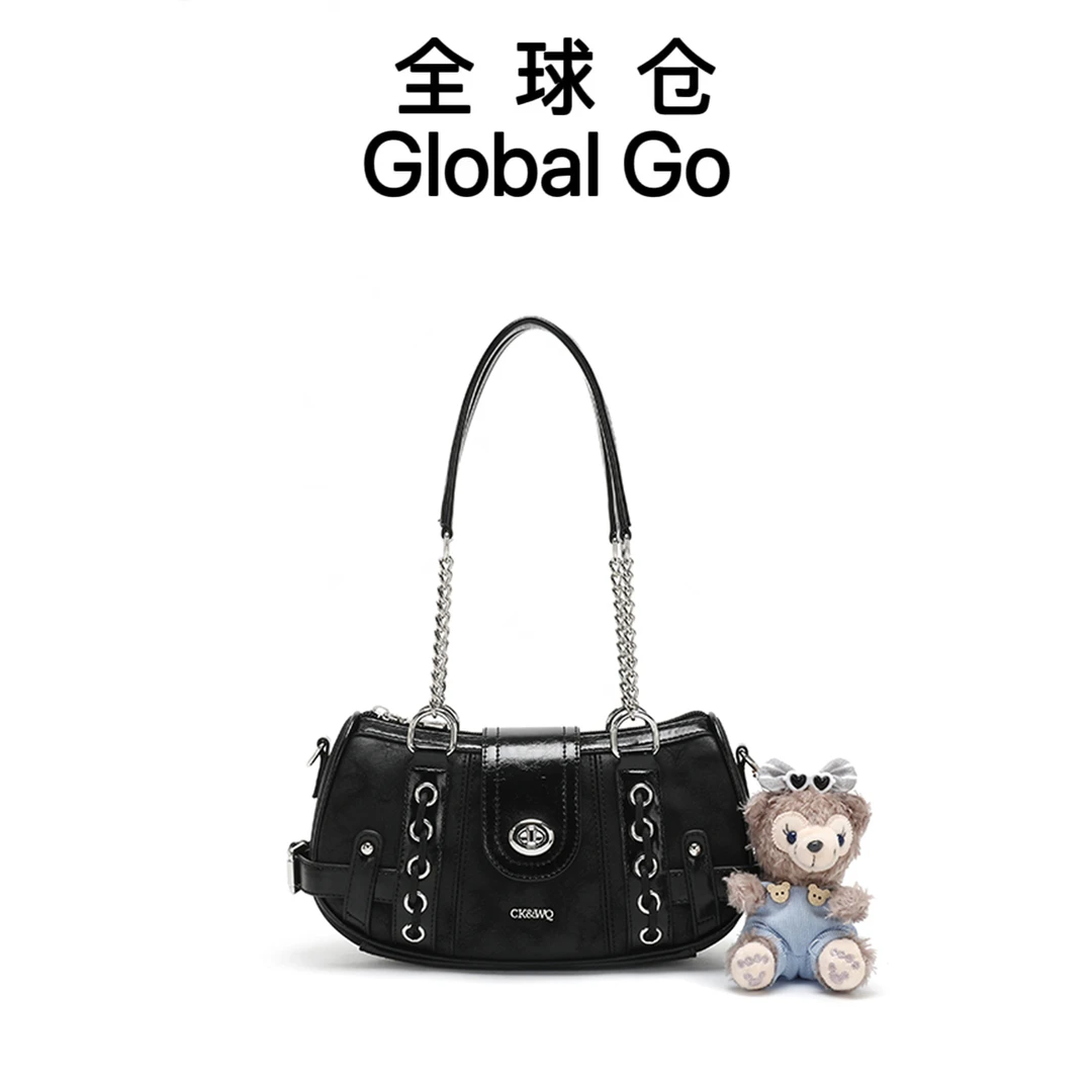 【全球仓Global Go】2025上新 千禧风时尚复古手拎单肩斜挎包包