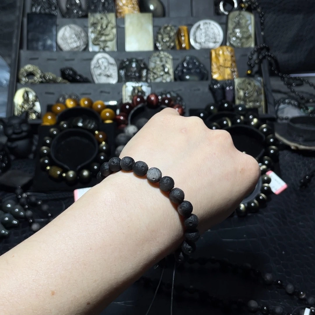 黑曜岩珠宝奇石未镶嵌看****！