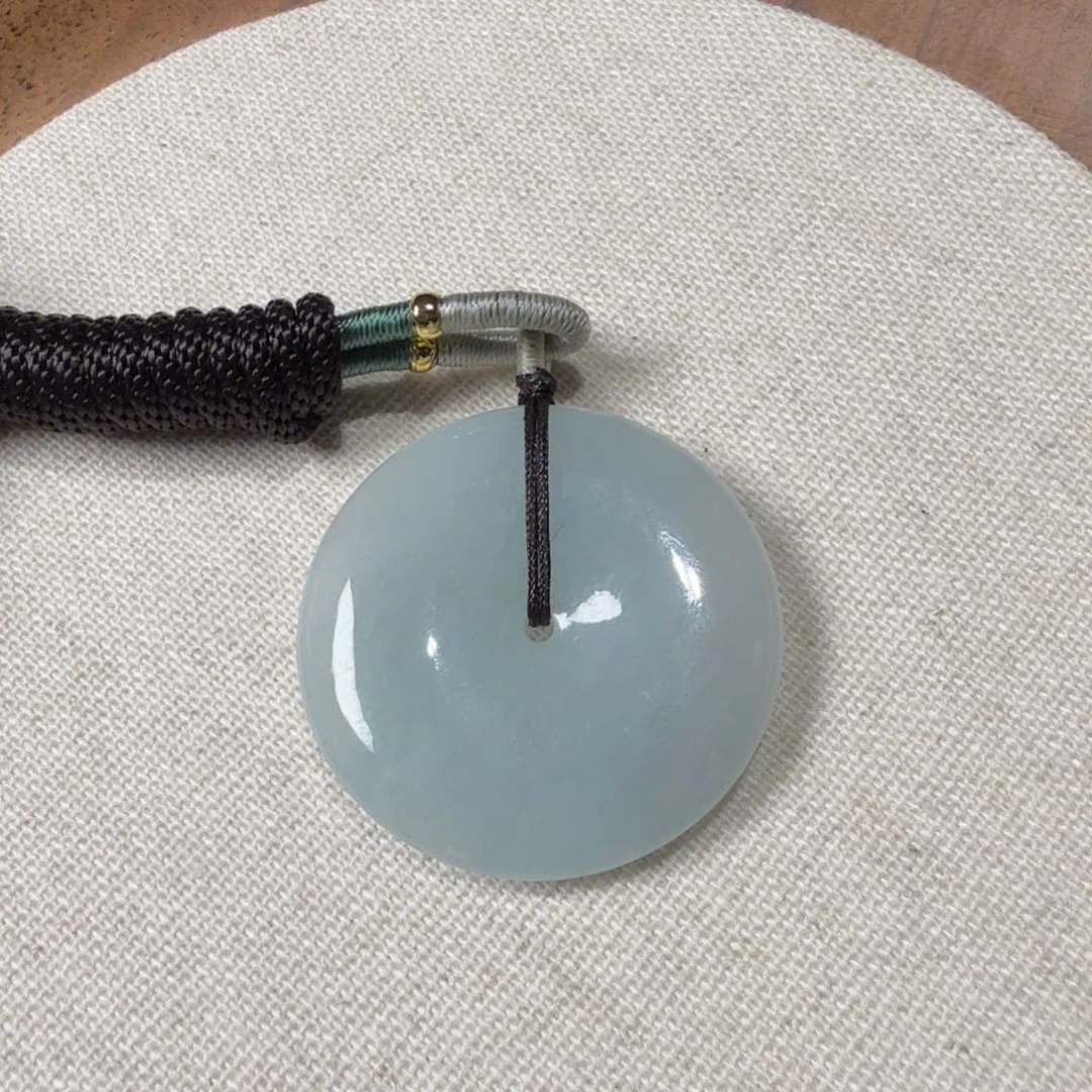 翡翠裸石翡翠福利平安扣