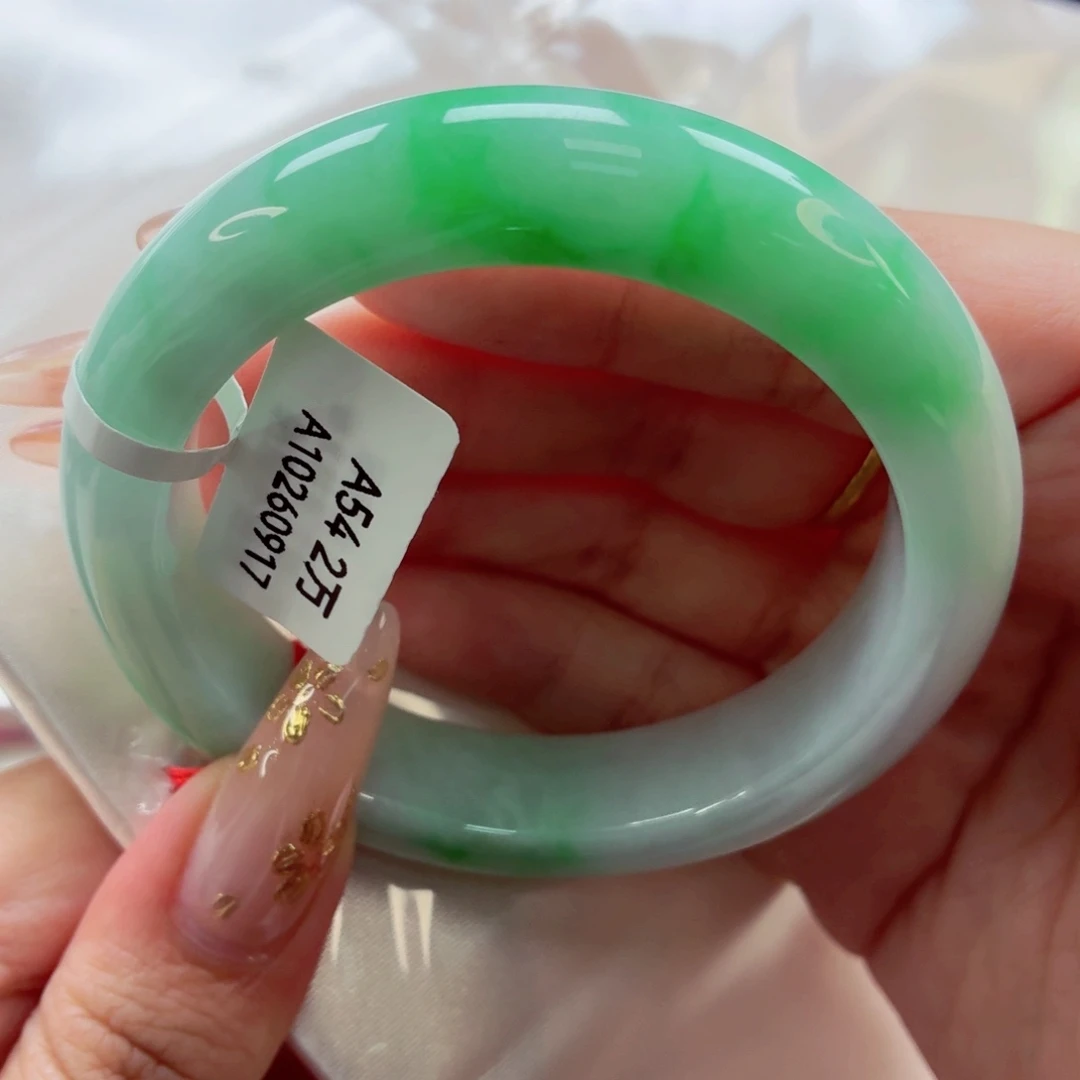 翡翠未镶嵌手镯22（65号）