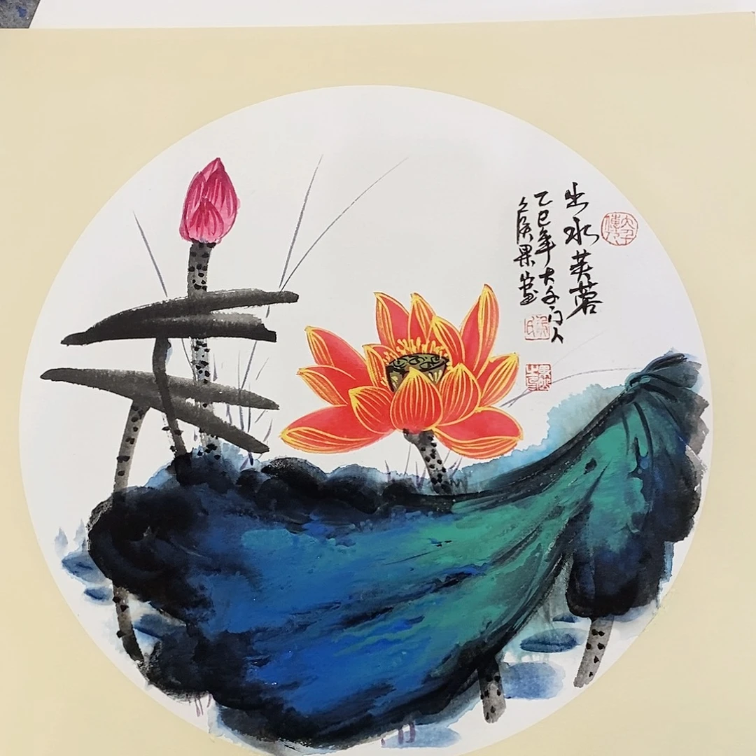 国画大风堂嫡传-侯果山老师作品路