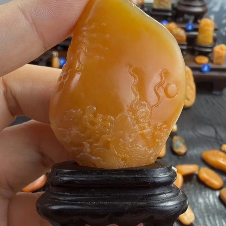 大***海田黄石田黄石摆件