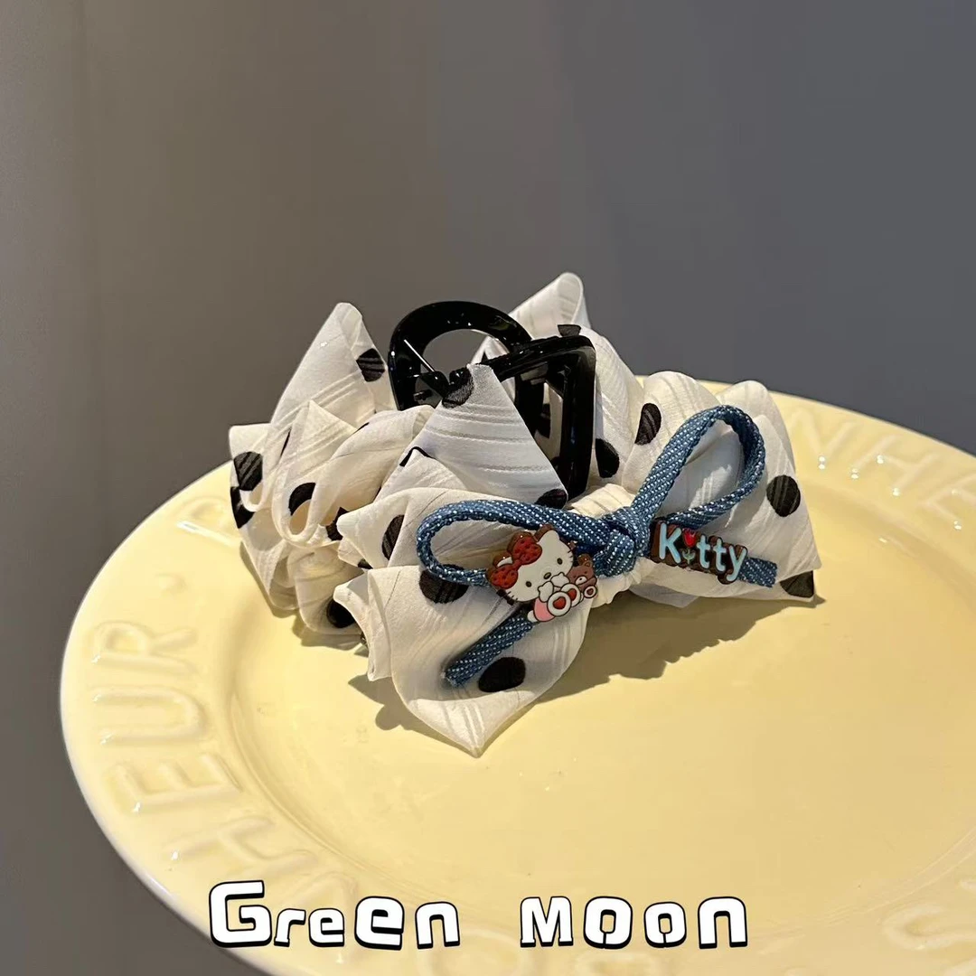 【波点频段】韩版可爱甜美卡通抓夹原创C492发夹饰品发饰头饰发卡