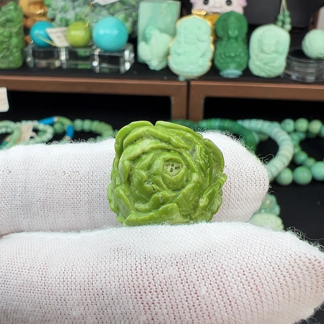 绿松石未镶嵌绿松石主播璐璐