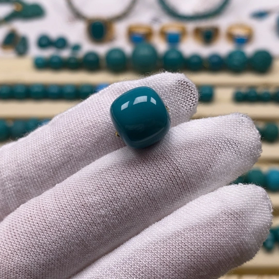 绿松石未镶嵌珠宝奇石老型12mm