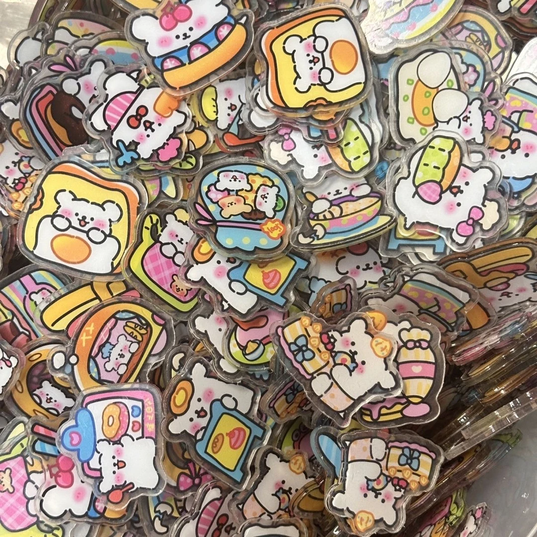 【亚克力片片夹亏米清】4厘米亚克力片片KT三丽鸥帕恰线条小狗等