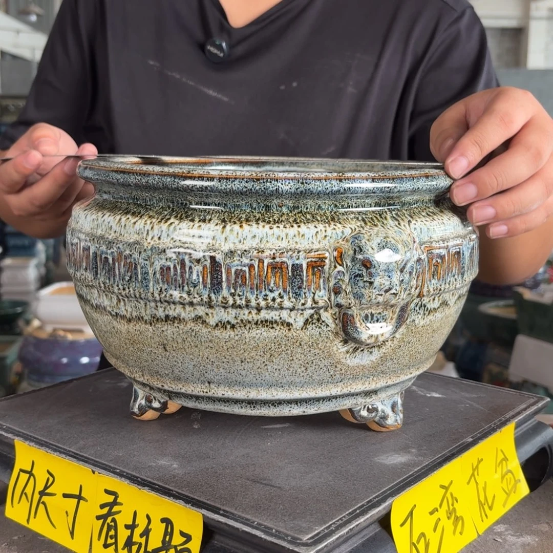 。一风堂石湾花盆 内21*13