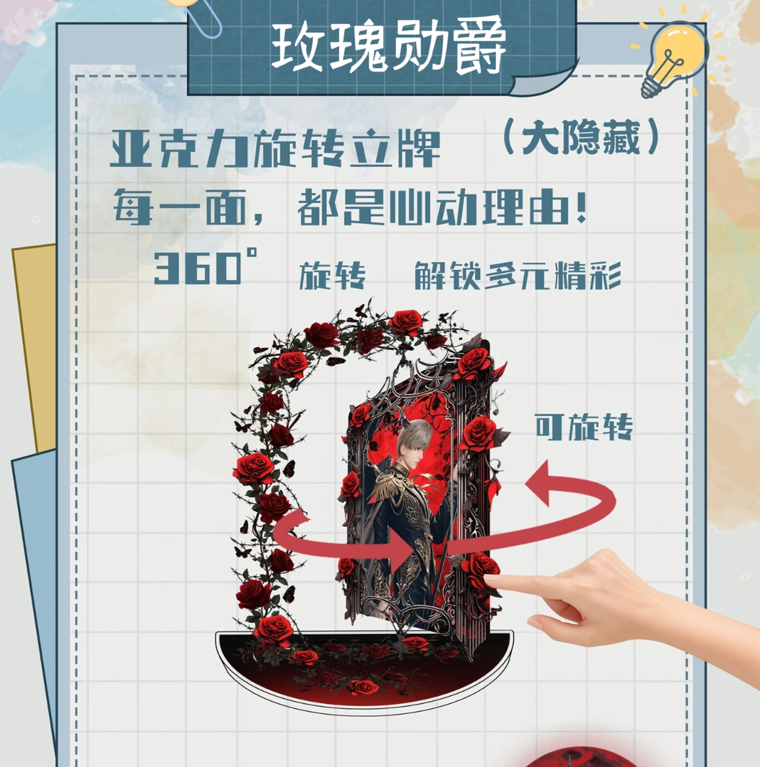 圆《恋与深空月落星河立牌》二创卡牌拆盒盲盒(代拆)