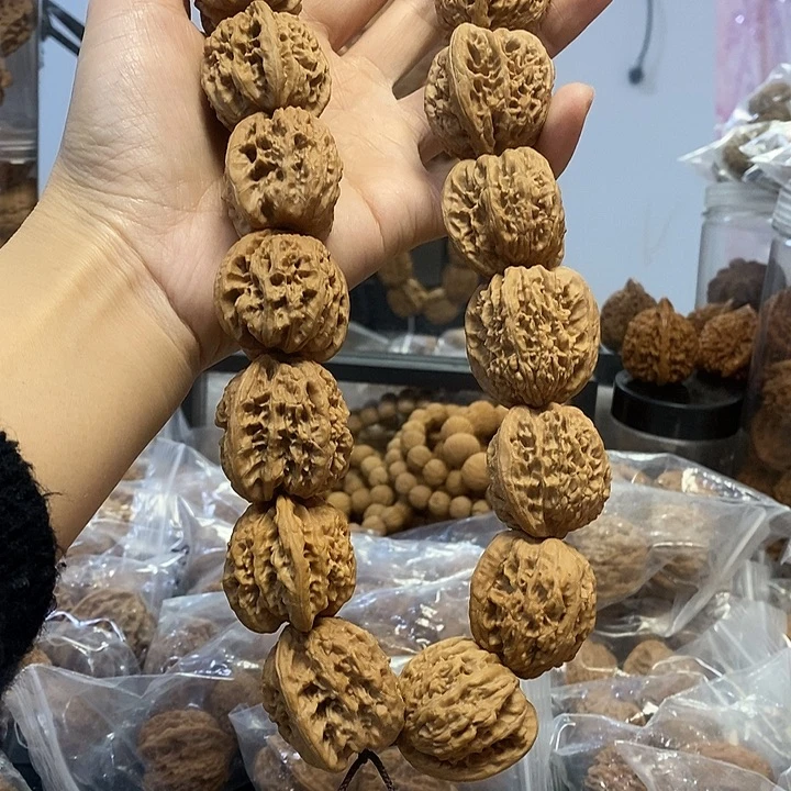 文玩核桃把件34霞云岭手持