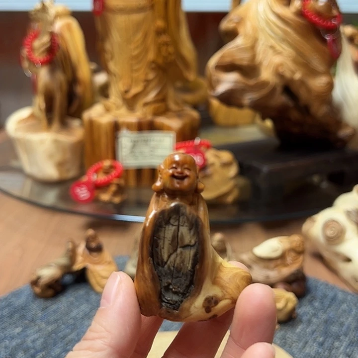 柏木把件崖柏摆件