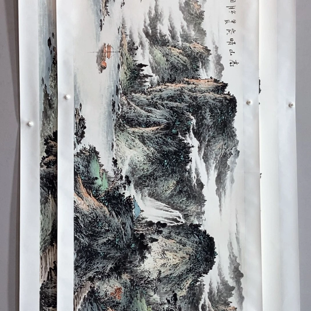 国画@**?韦国春小六尺真人真品