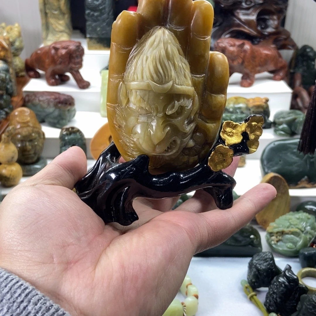 蛇纹石玉未镶嵌把件