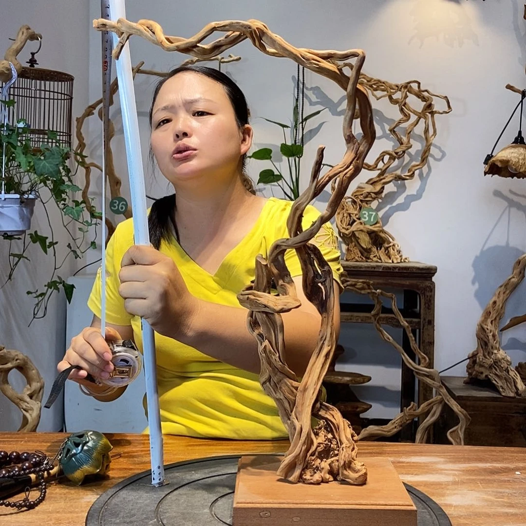 天然根雕陶制艺术品