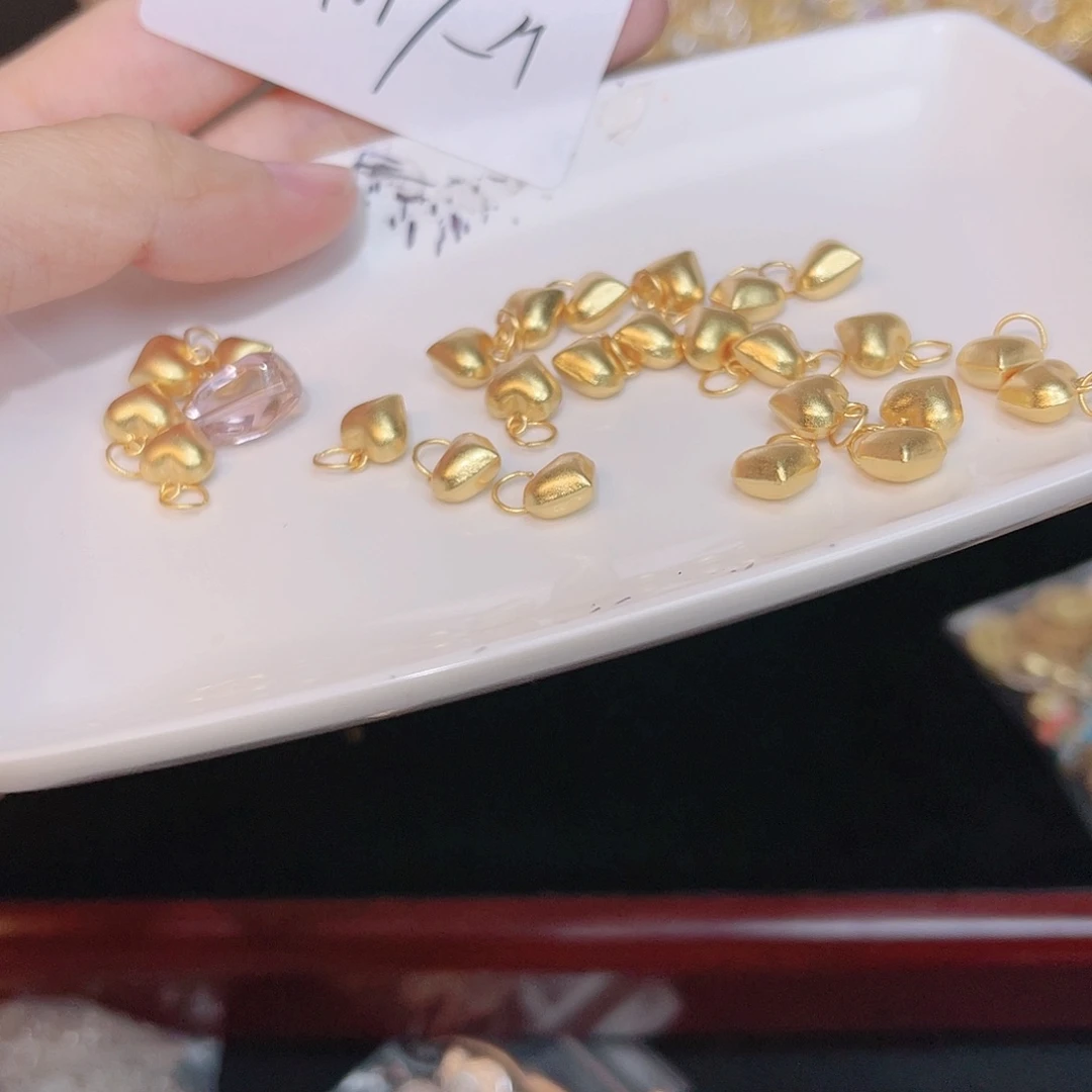 紫晶珠宝半成品银S925镀金镶嵌159