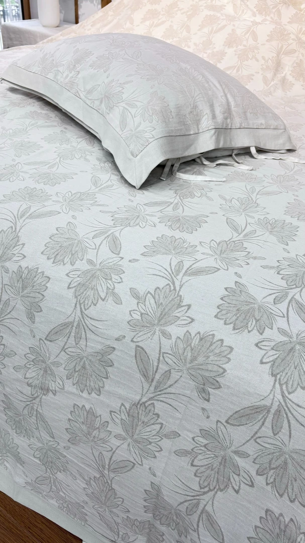 【麻品时代】采荷麻色【亚麻贡缎-床单四件套】法国雨露亚麻/贡缎-gc