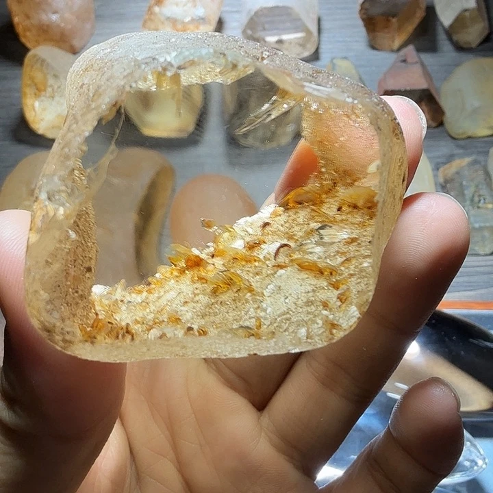 水晶珠宝半成品未镶嵌