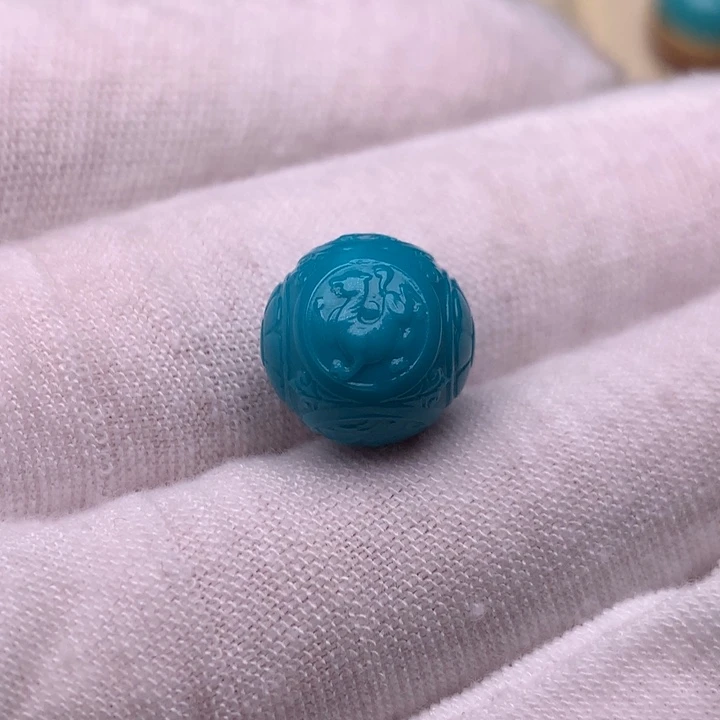 绿松石未镶嵌绿松石四神兽12.2