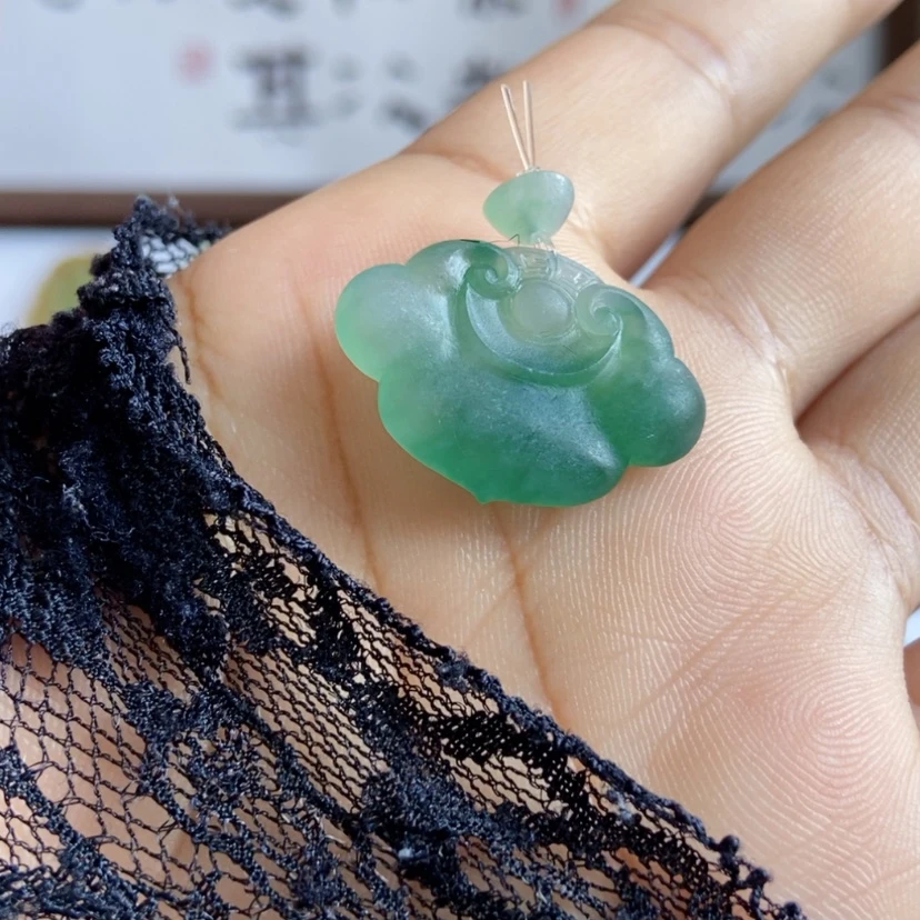 【闪购商品】未镶嵌定制翡翠如意锁